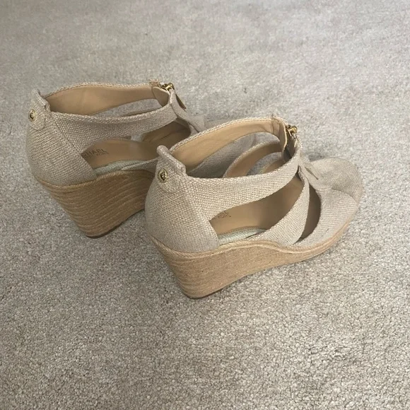 Michael Kors Berkley Wedge Sandal - Picture 4 of 11